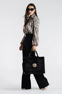 Black Denim Trousers