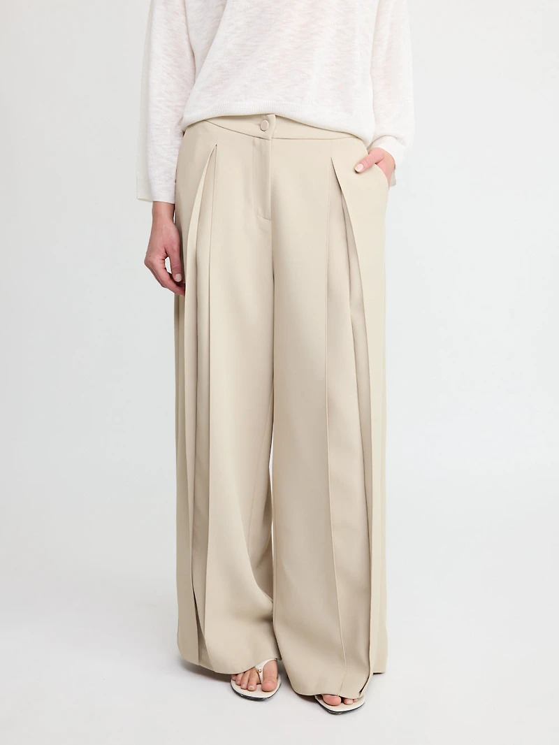 Tailored Pleated Trousers