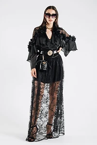 Shirt With Ruffles