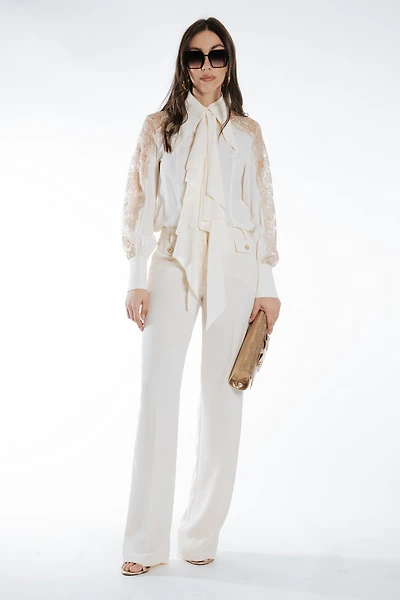 Chemise à jabot