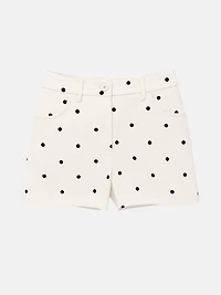 Polka Dot Tailored Shorts