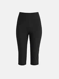 Black Slim Capri Pants