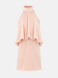 Draped Halter Dress