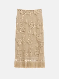 Crochet Skirt Elastic Waist