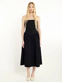 Robe midi avec poches