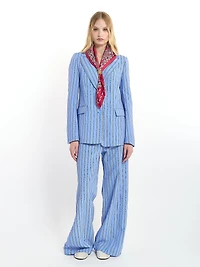 Striped Blazer