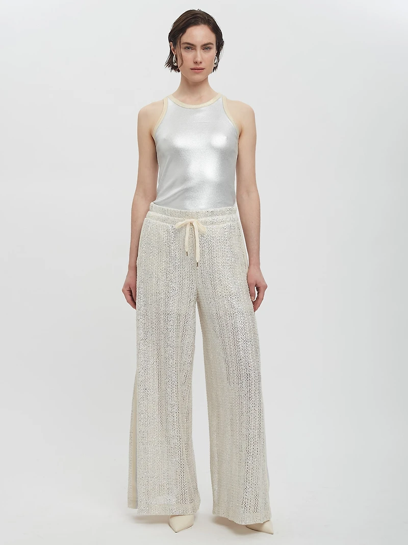 Débardeur métallisé