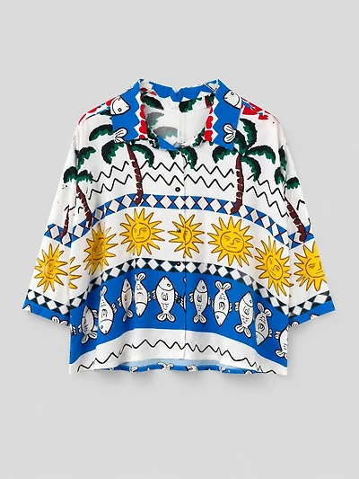 Sun & Sea Print Shirt