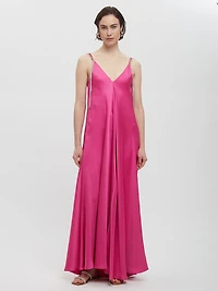 Robe à bretelles en strass