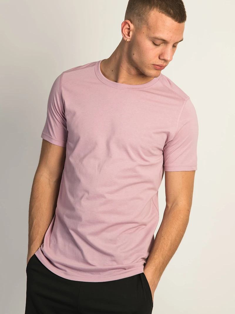 T-SHIRT BOATHOUSE VICTOR CREWNECK – DUSTY ROSE