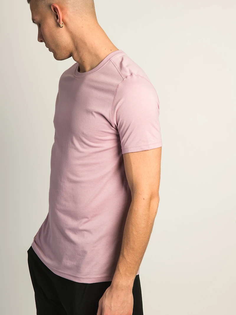 T-SHIRT BOATHOUSE VICTOR CREWNECK – DUSTY ROSE