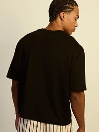 KOLBY SHORT CUT TEE - BLACK