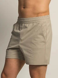 KOLBY KEEP COOL STRETCH PULL ON SHORT - PEBBLE