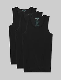 Second Skin Tank Stay-Tucked Undershirt (3-Pack)