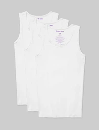 Cool Cotton Tank Stay-Tucked Undershirt (-Pack