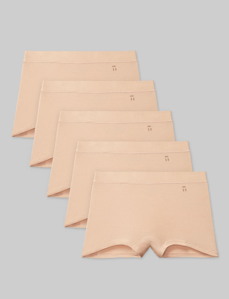 Women's Cool Cotton Boyshort (5-Pack)