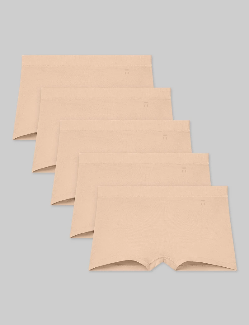 Women's Second Skin Boyshort (5-Pack)