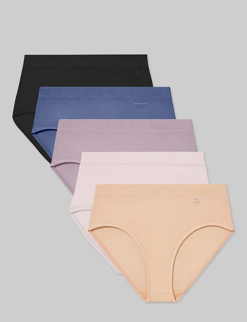 Women's Second Skin High Rise Brief (5-Pack)