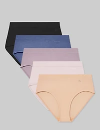 Women's Second Skin High Rise Brief (5-Pack)