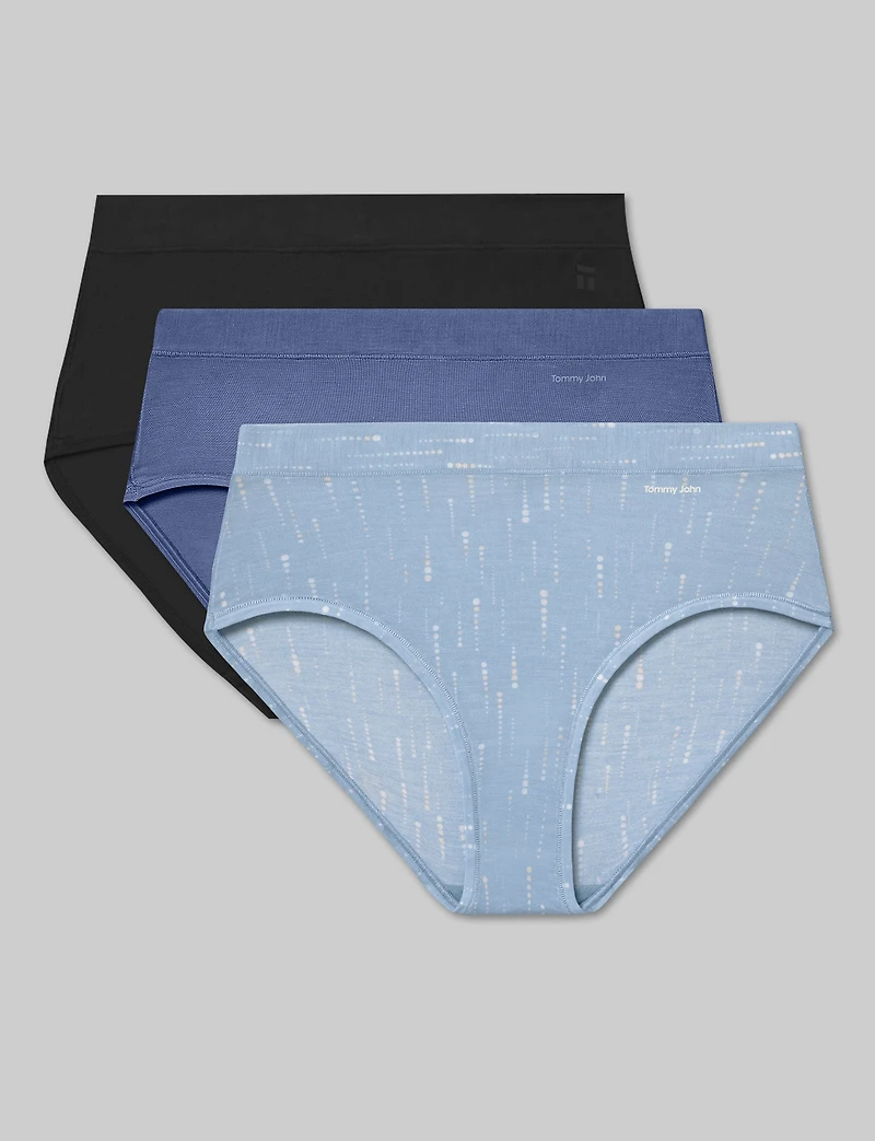 Women's Second Skin High Rise Brief (3-Pack)