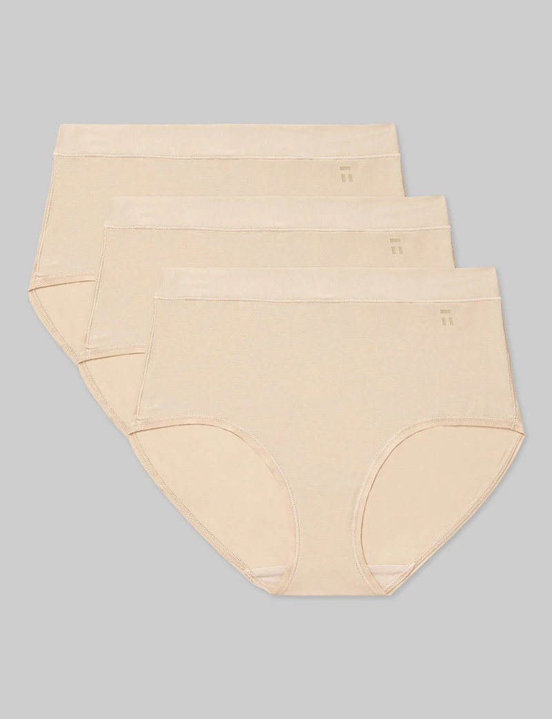 Women's Second Skin High Rise Brief (3-Pack)
