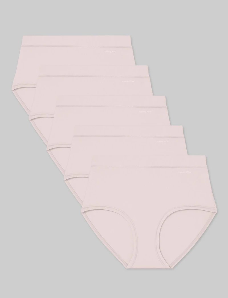 Women's Second Skin High Rise Brief (5-Pack)