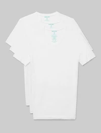 Second Skin High V-Neck Stay-Tucked Undershirt (-Pack