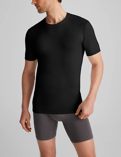 Cool Cotton Crew Neck Stay-Tucked Undershirt