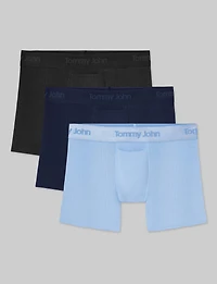 Second Skin Luxe Rib Trunk 4" (3-Pack)