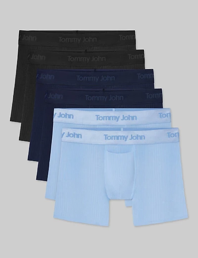 Second Skin Luxe Rib Trunk 4" (6-Pack)
