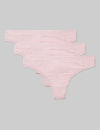 Women's Second Skin Thong (3-Pack