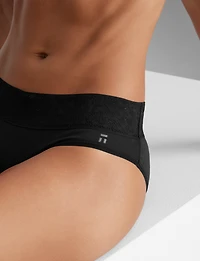 Women's Second Skin Brief, Lace Waist