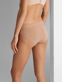 Women's Second Skin Brief, Lace Waist