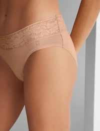 Women's Second Skin Brief, Lace Waist