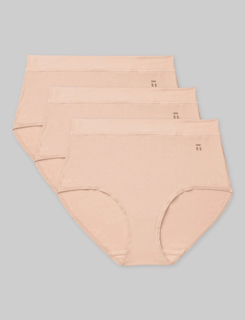 Women's Cool Cotton High Rise Brief (-Pack