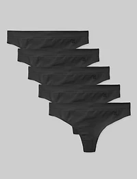 Women's Cool Cotton Thong (5-Pack)