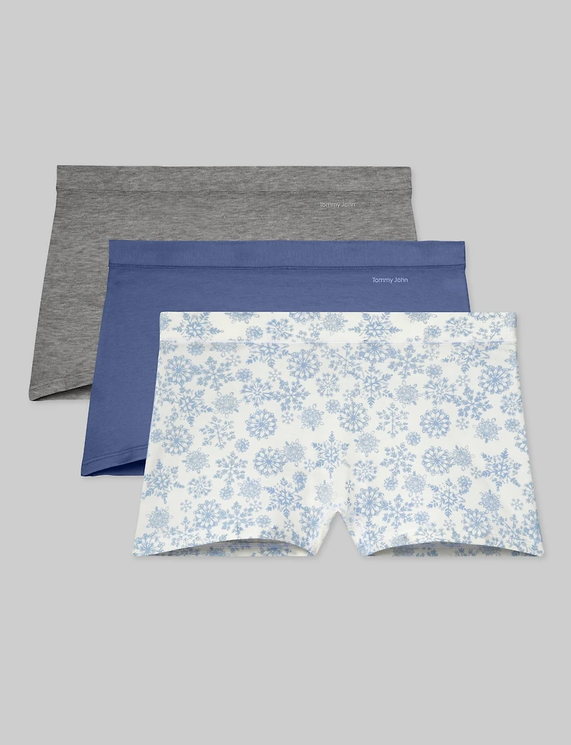 Women's Cool Cotton Boyshort (3-Pack)