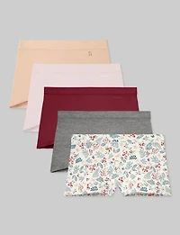 Women's Cool Cotton Boyshort (5-Pack)