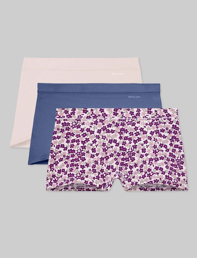 Women's Cool Cotton Boyshort (3-Pack)