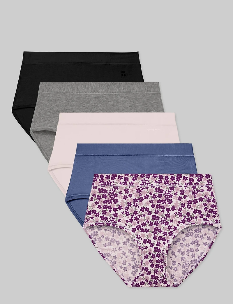 Women's Cool Cotton High Rise Brief (-Pack