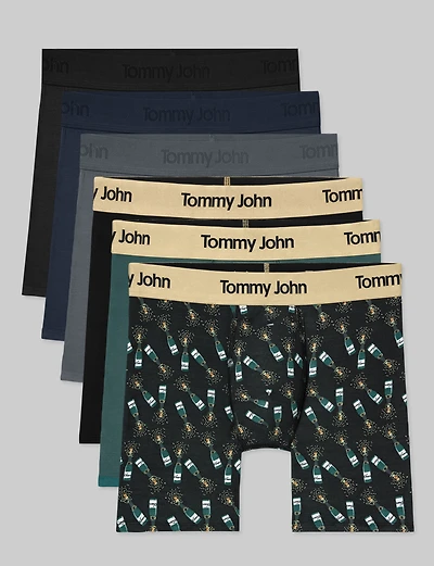 Second Skin Mid-Length Boxer Brief 6" (-Pack