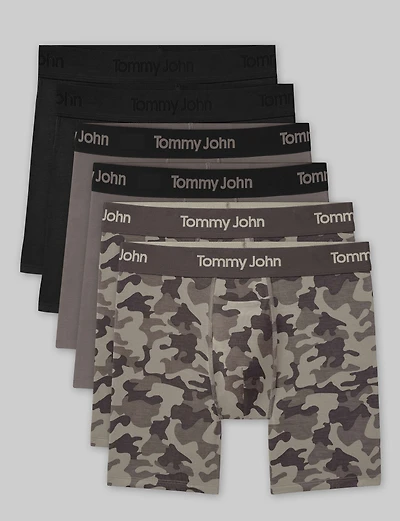 Second Skin Mid-Length Boxer Brief 6" (-Pack