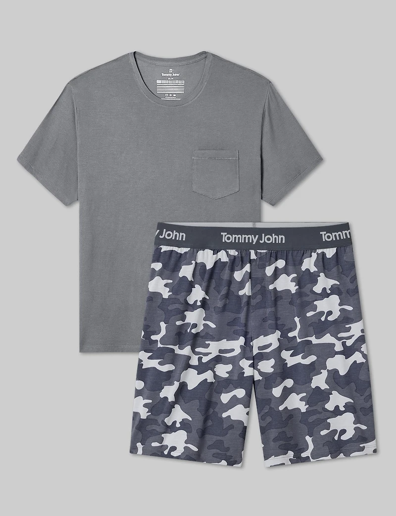 Second Skin Sleep Pocket Tee & Short Set