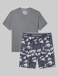 Second Skin Sleep Pocket Tee & Short Set
