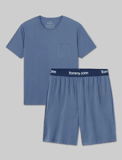 Second Skin Sleep Pocket Tee & Short Set