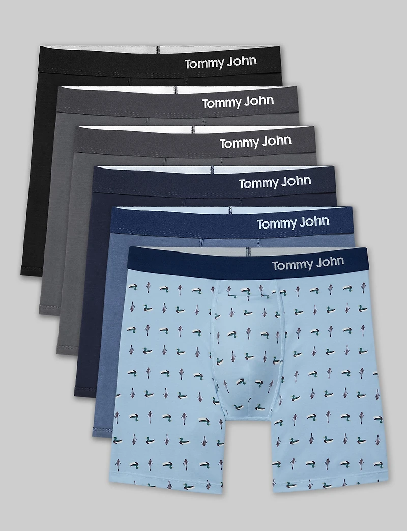 Cool Cotton Mid-Length Boxer Brief 6" (-Pack