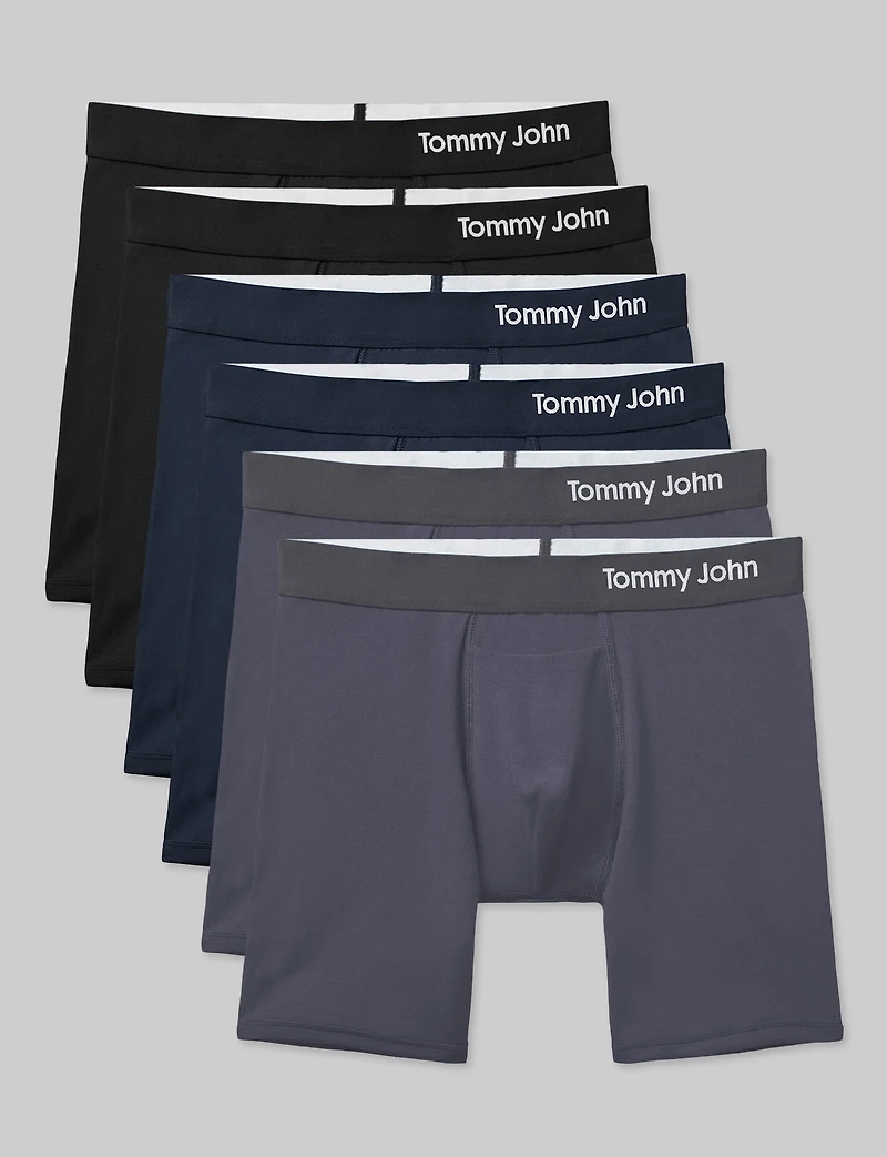 Cool Cotton Mid-Length Boxer Brief 6" (-Pack