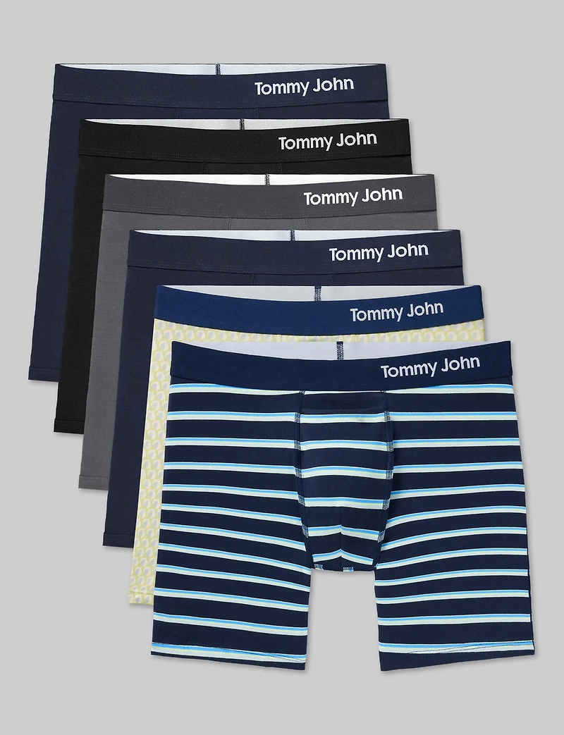 Cool Cotton Mid-Length Boxer Brief 6" (-Pack