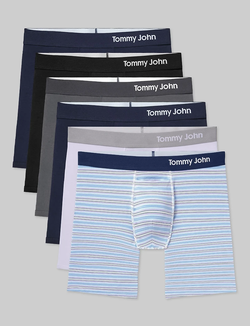 Cool Cotton Mid-Length Boxer Brief 6" (-Pack