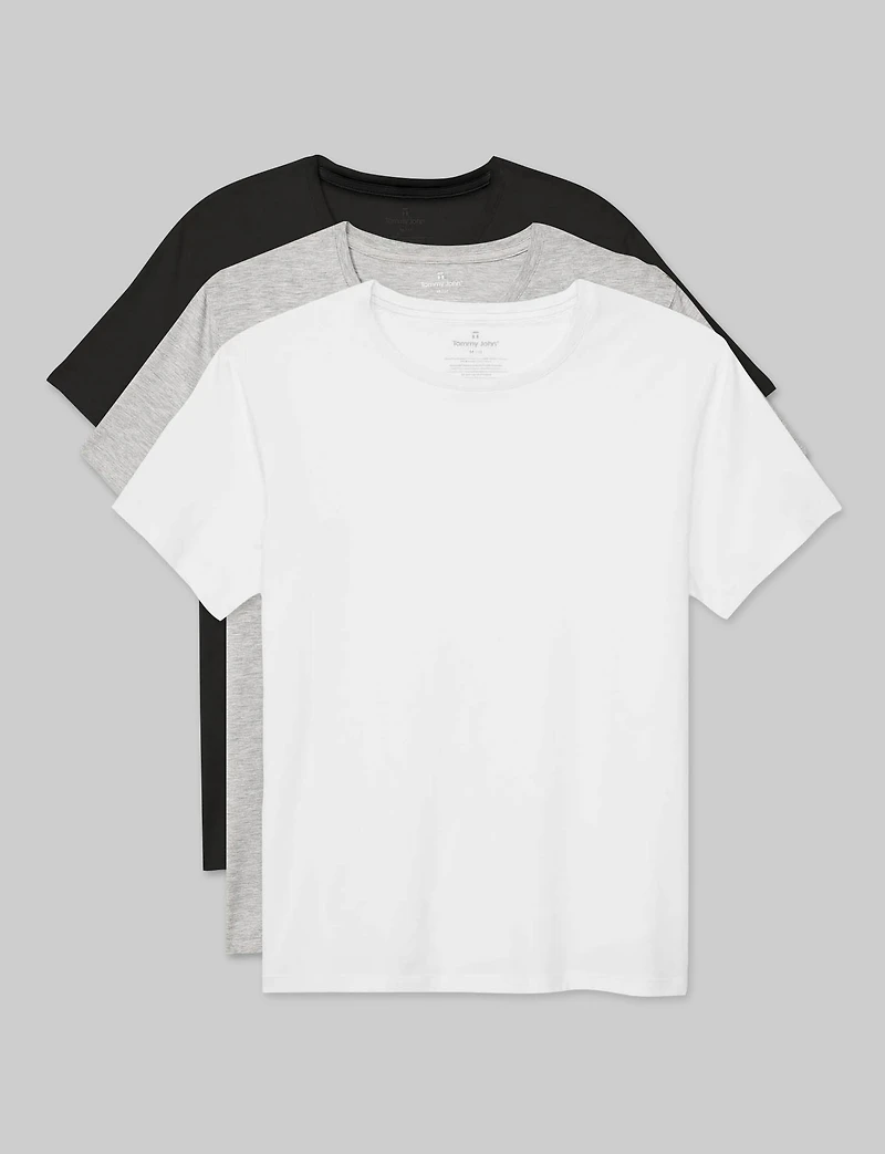 Second Skin Crew Neck Tee (3-Pack)